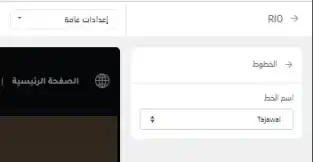 إعدادات إضافية - ثيم ريو