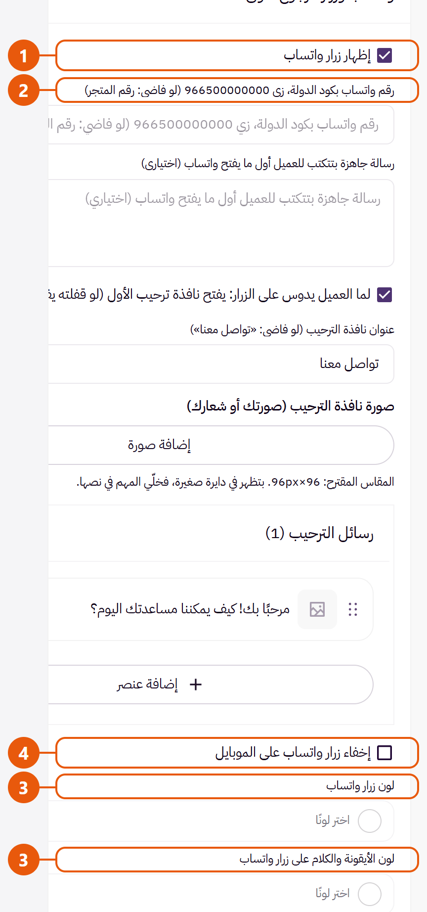 فين أغيّر لون زرار واتساب؟ وليه مش ظاهر؟
