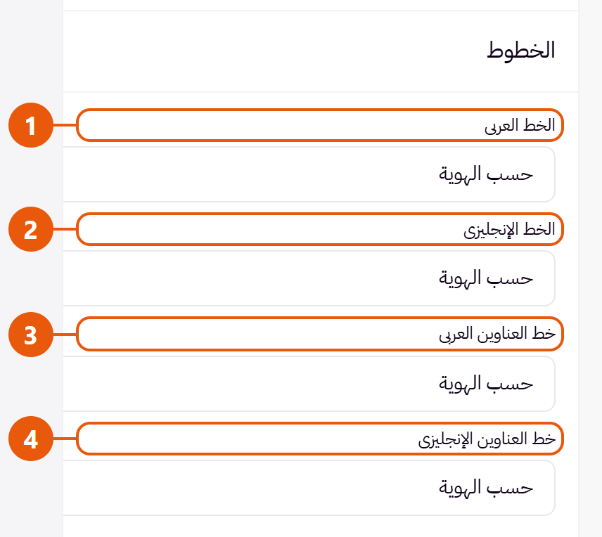 الخطوط