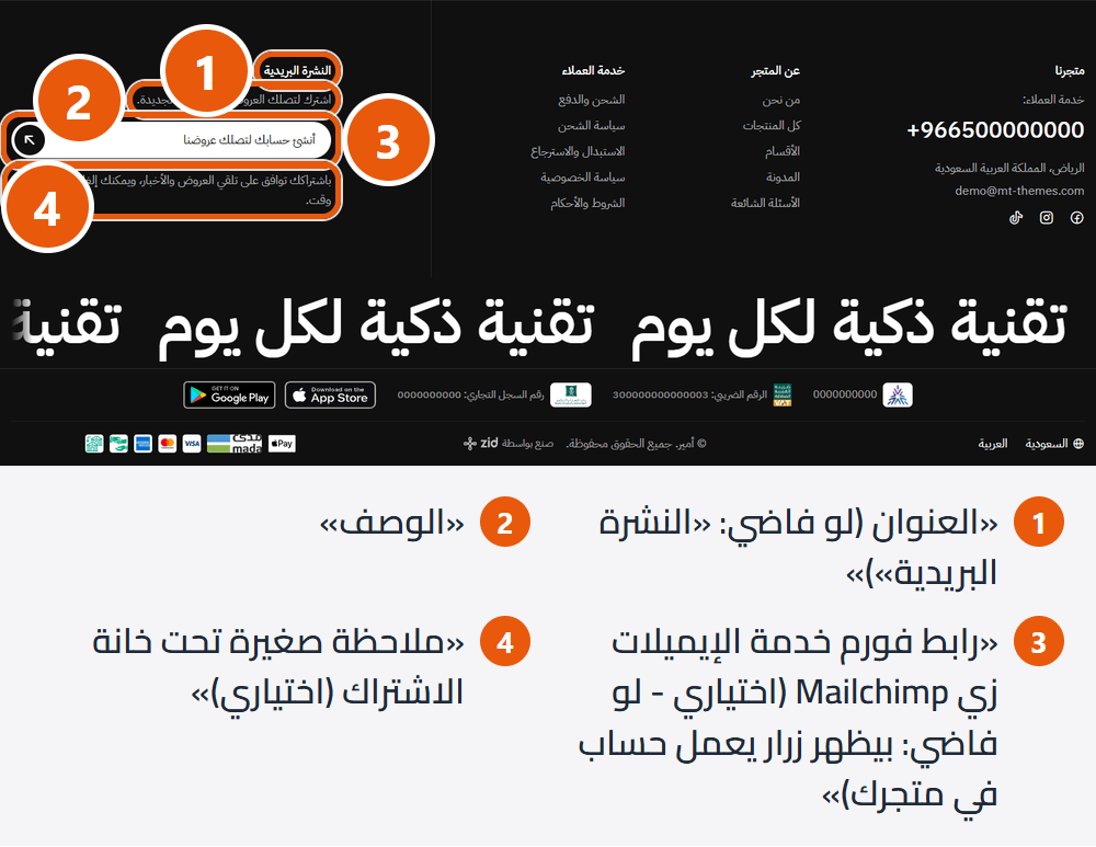 النشرة البريدية