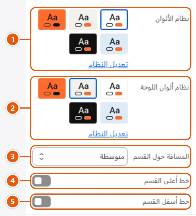 إعدادات «كيف يناسب» في محرر شوبيفاي (2 من 2)