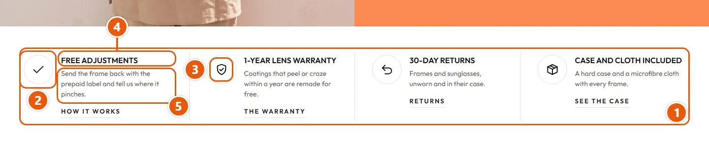 Where “Icons with text” shows in the store