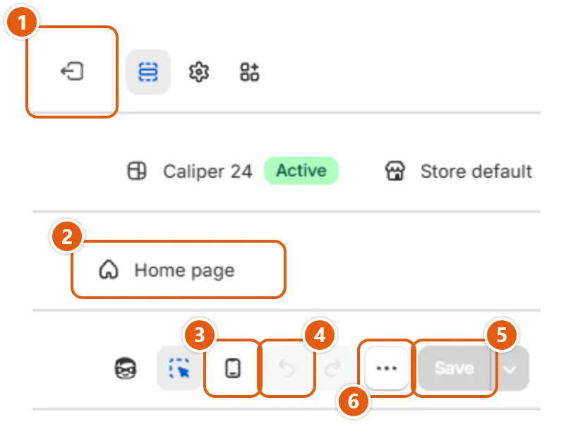 “The editor map” with its numbers