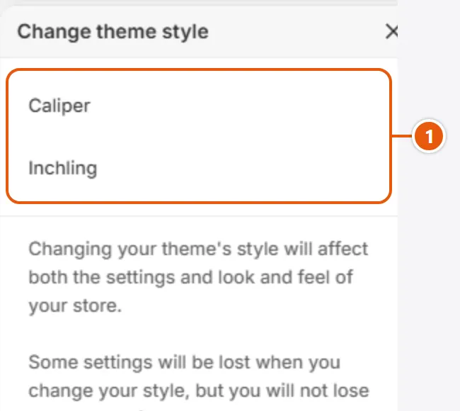 “Choosing and changing the design” with its numbers