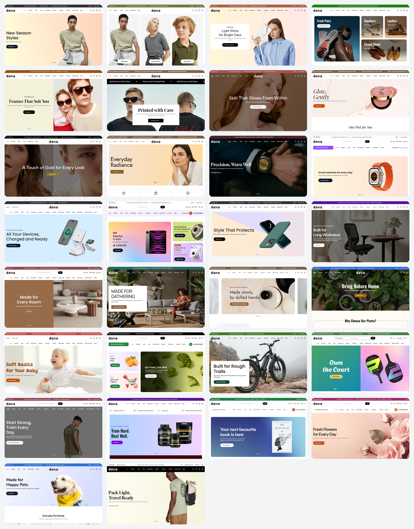 The 30 designs