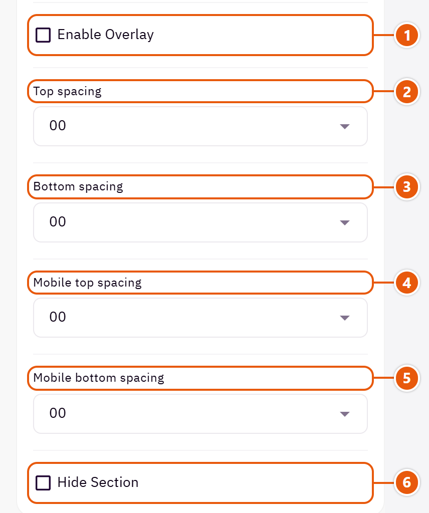 “Countdown banner” settings in the Zid editor (5 of 5)