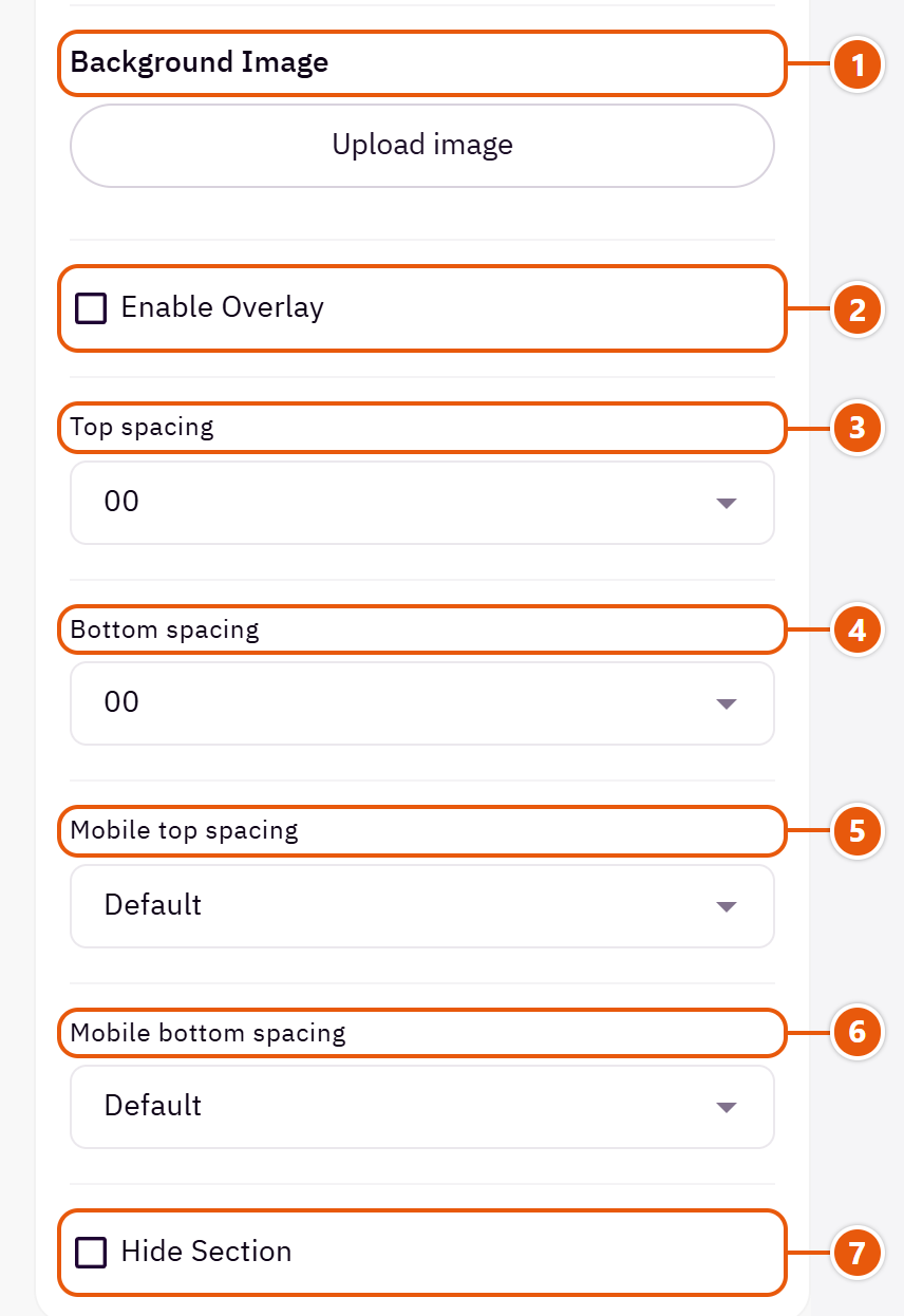 “Banner grid” settings in the Zid editor (4 of 4)