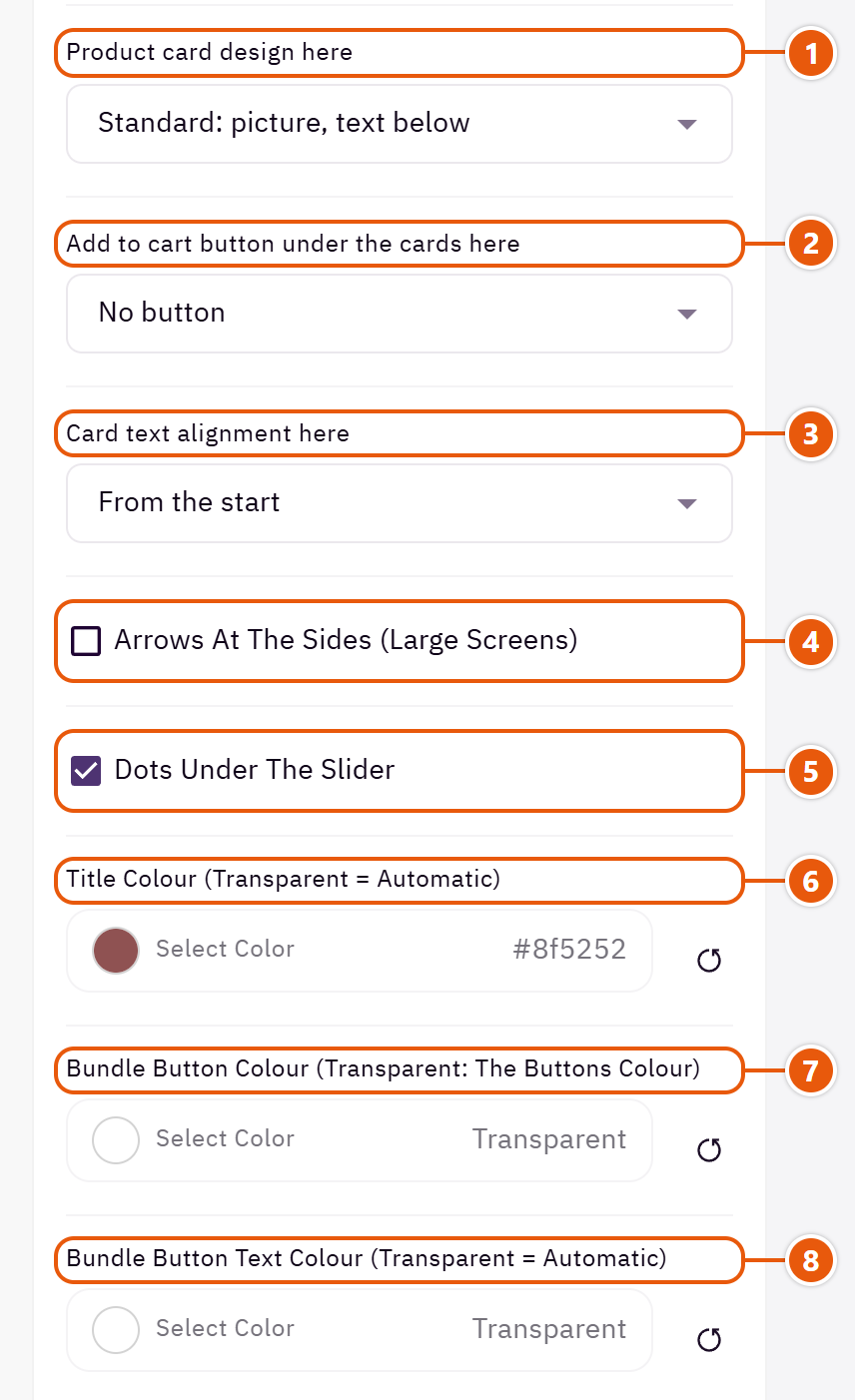“Product bundle” settings in the Zid editor (3 of 4)
