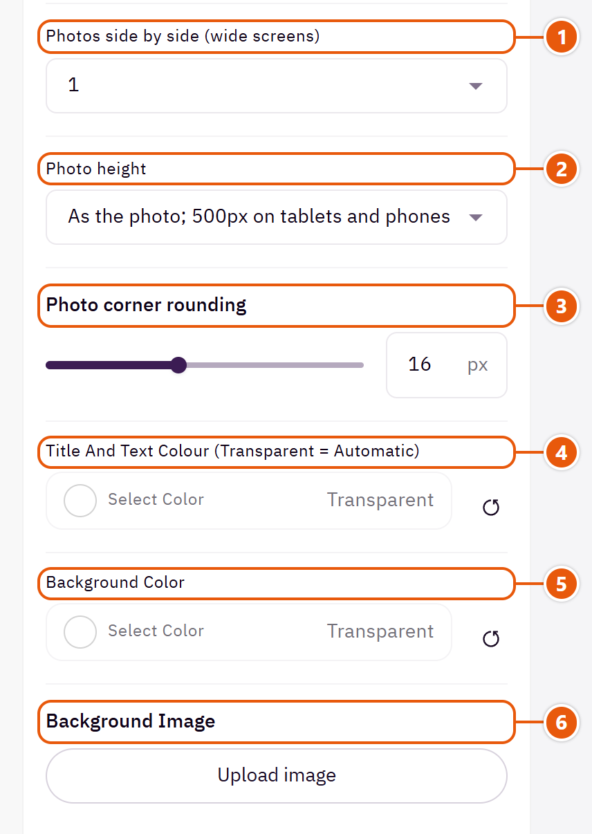 “Shop the look (pinned photo)” settings in the Zid editor (2 of 3)