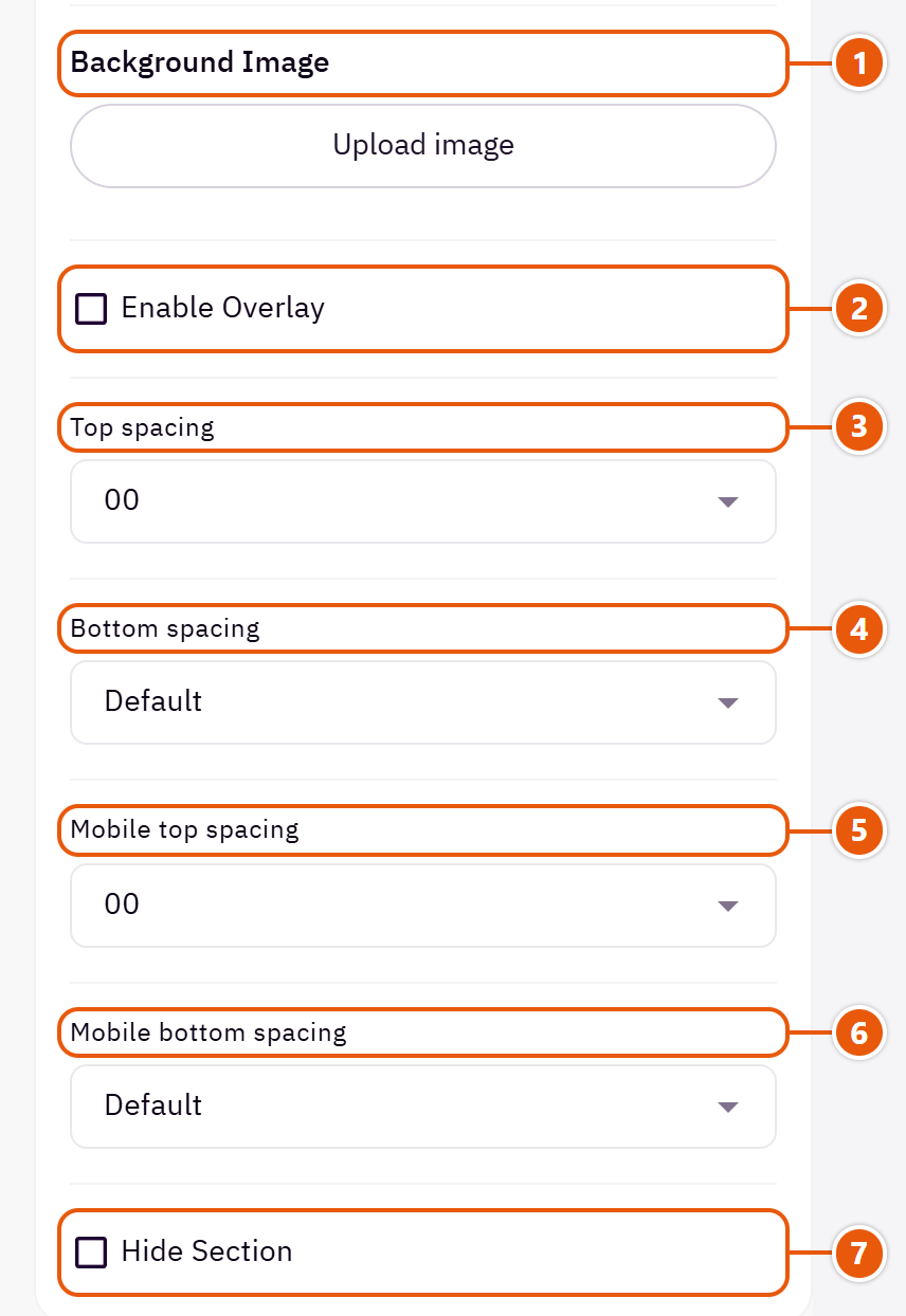 “Product carousel” settings in the Zid editor (6 of 6)
