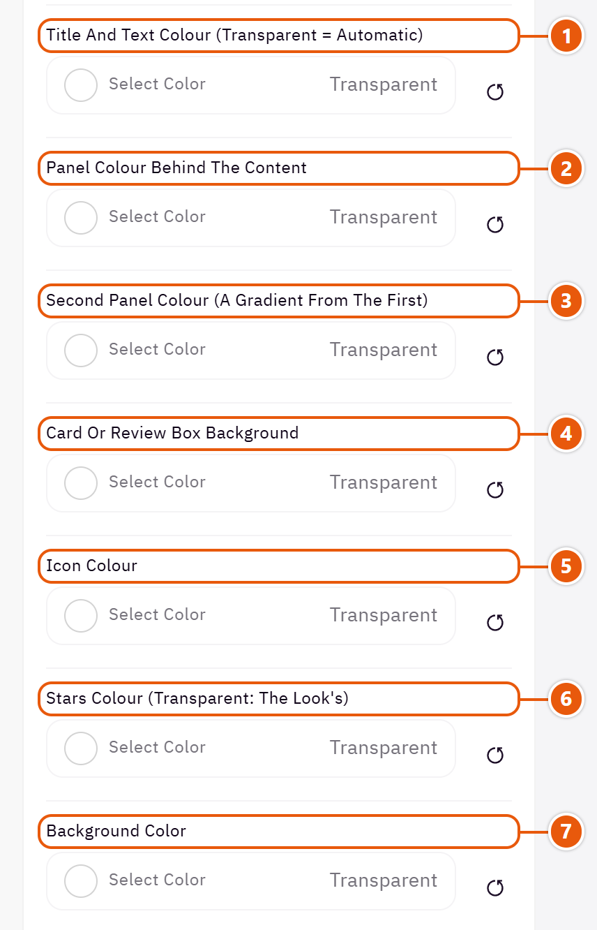 “Testimonials” settings in the Zid editor (4 of 5)