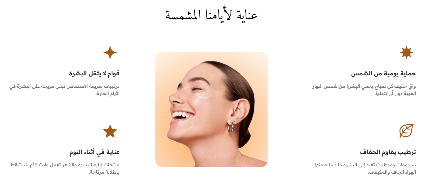 المميزات حوالين صورة في النص