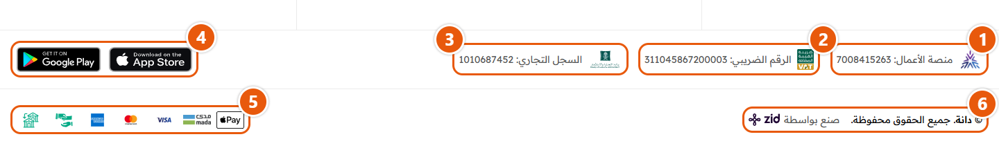 الفوتر