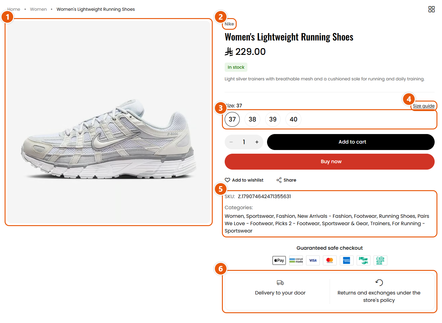 Product page