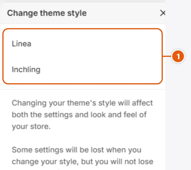 “Choosing and changing the design” with its numbers