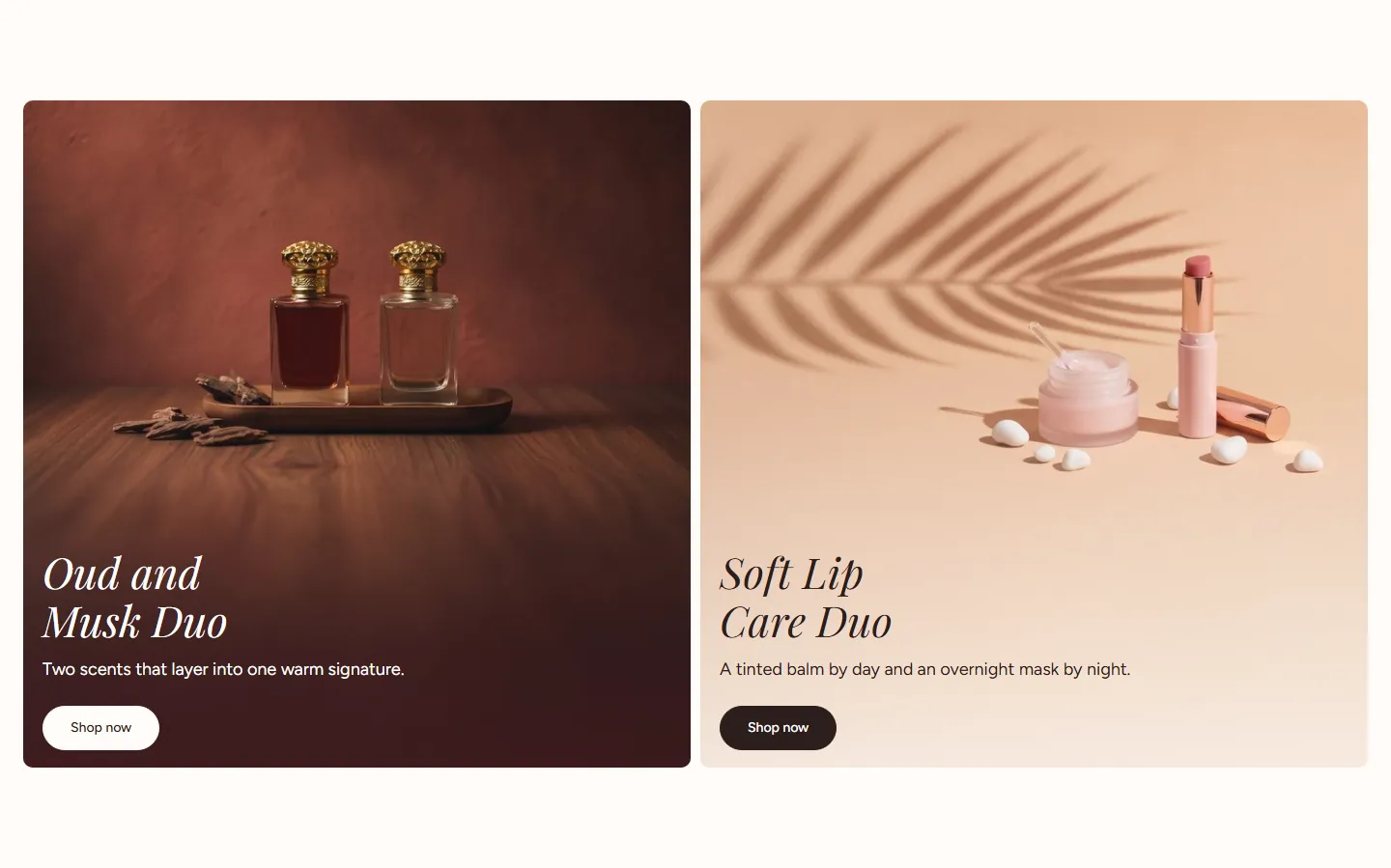 The “Banner grid” section in the Rayhan design