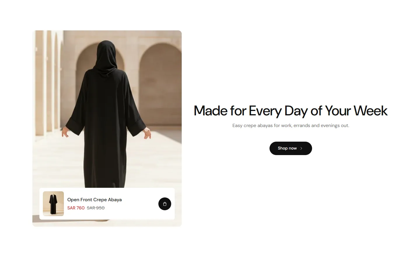 Image beside centered text