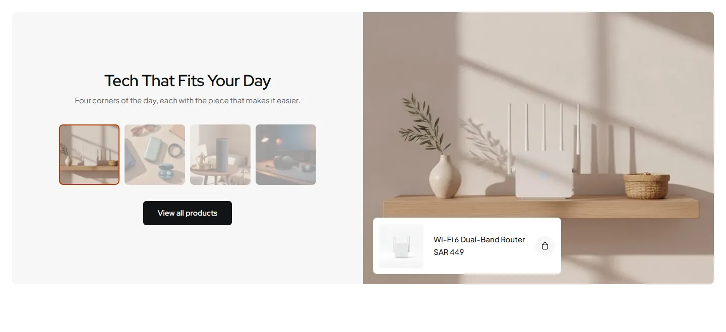 Image slides with thumbnails