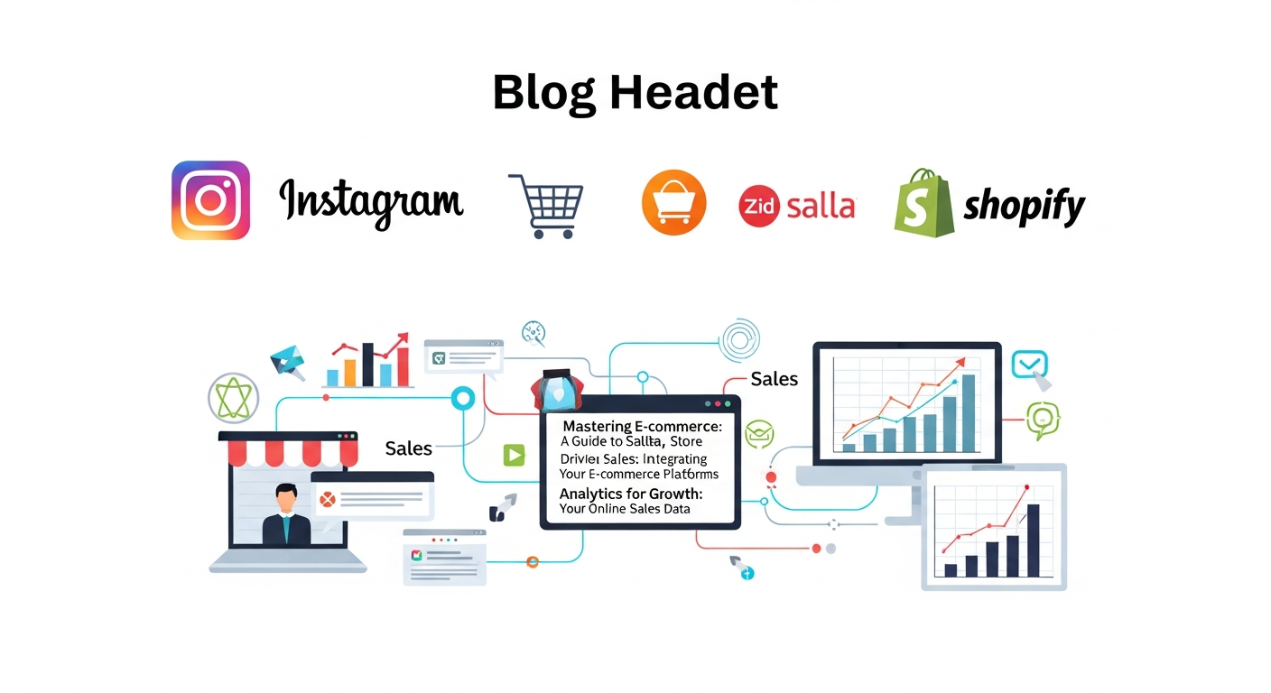 Instagram Shops: Connect Salla, Zid, Shopify for Sales