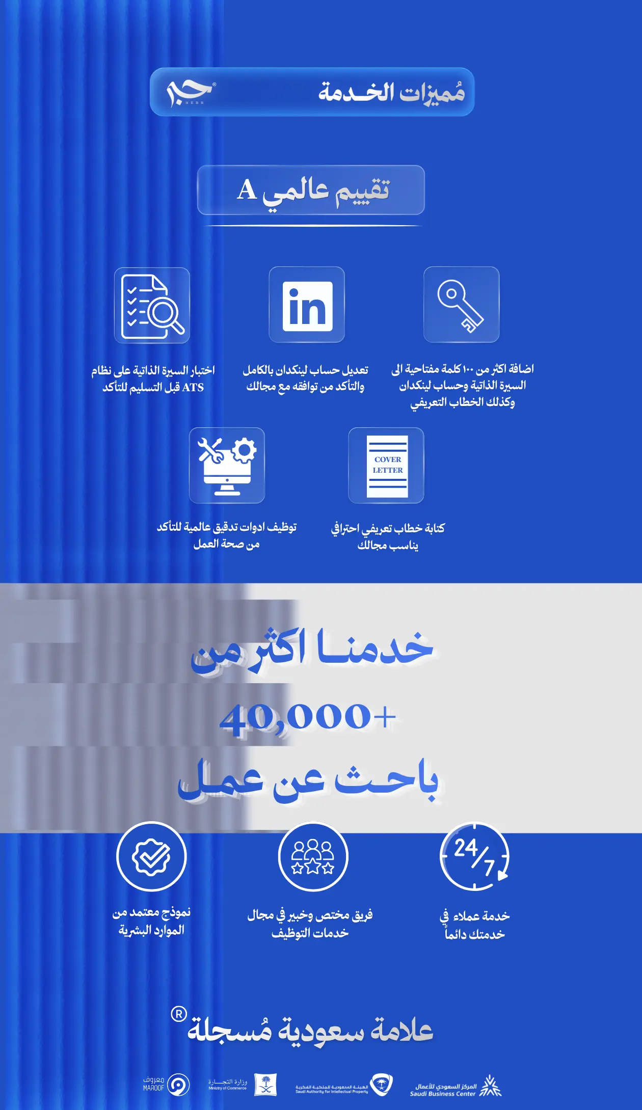 صناعة سيرة ذاتية معتمدة مع كتابة Cover letter وتعديل حساب لينكدان