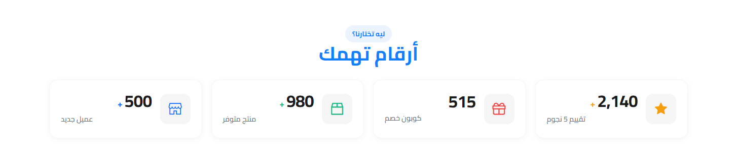 أرقام تهمك (Stats Counter)