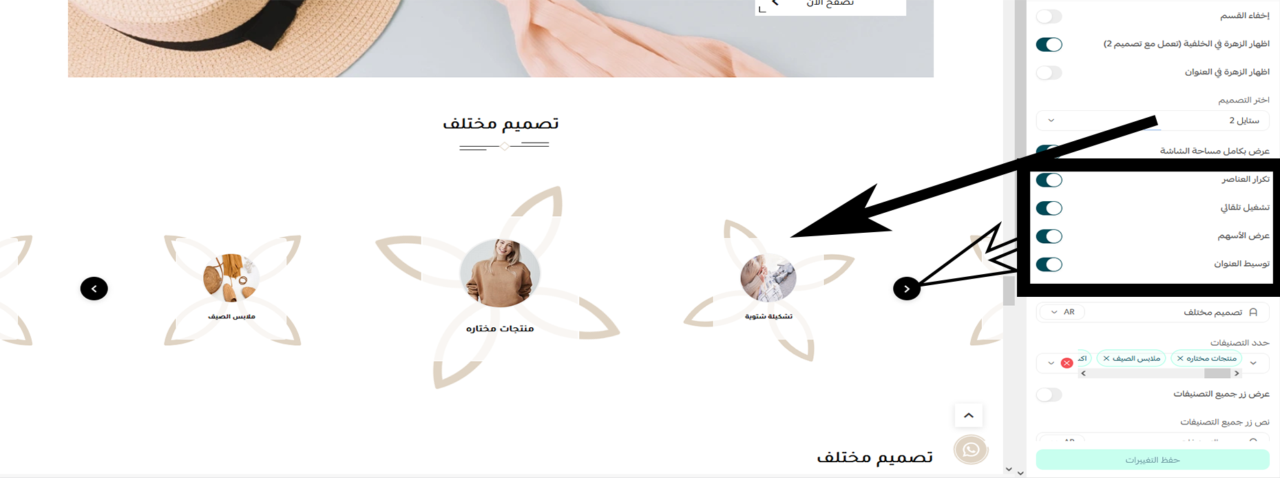 التصنيفات الخاصة